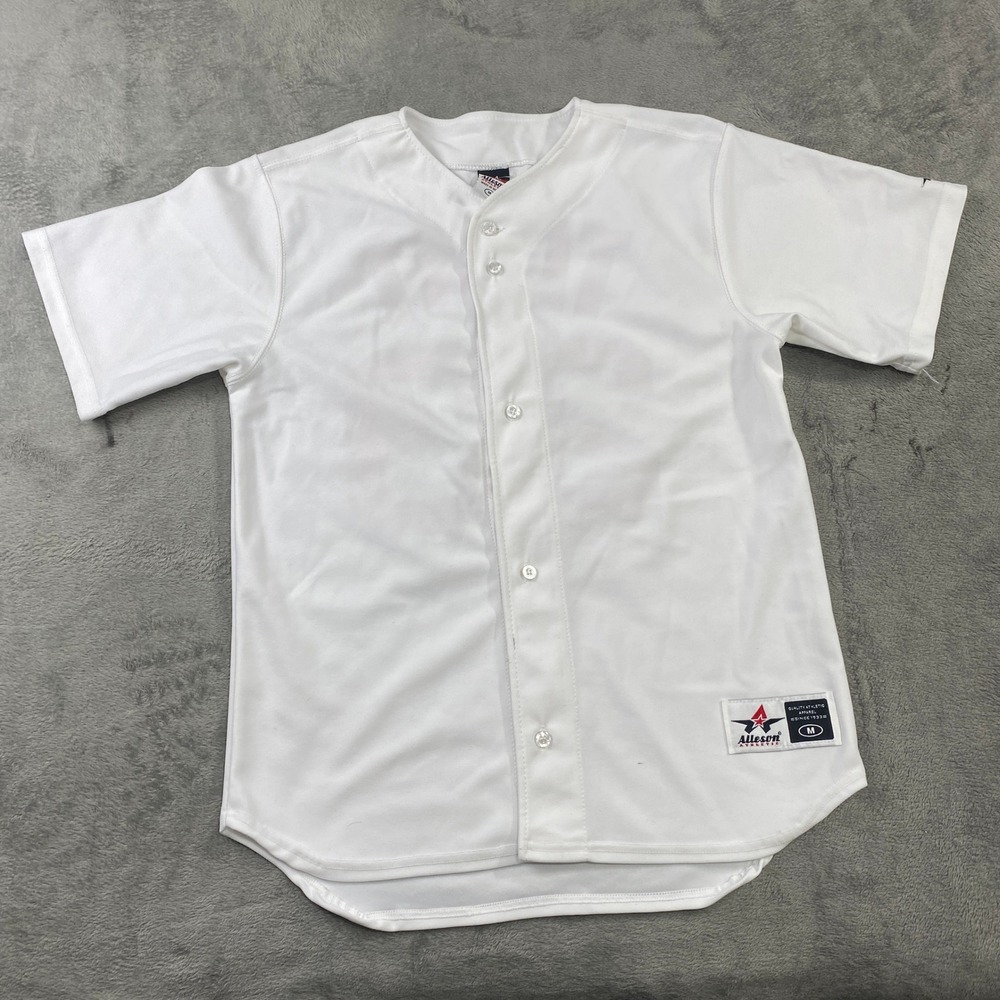Tiant 23 Alleson Athletic Baseball Jersey Mens M White Button Up Short Sleeve - Picture 1 of 10